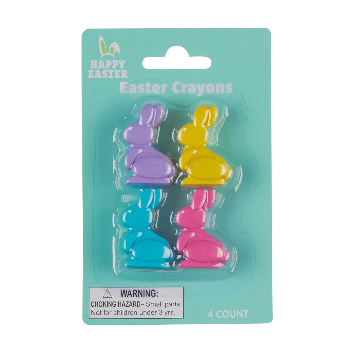 Happy Easter Crayons, 4 ct, Assorted