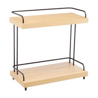 Wood Shelving Unit, 2 Tier