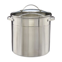 Creative Home and Kitchen Stainless Steel Stockpot with