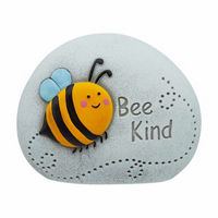 Cement Bee Stone Decor, Assorted Sayings