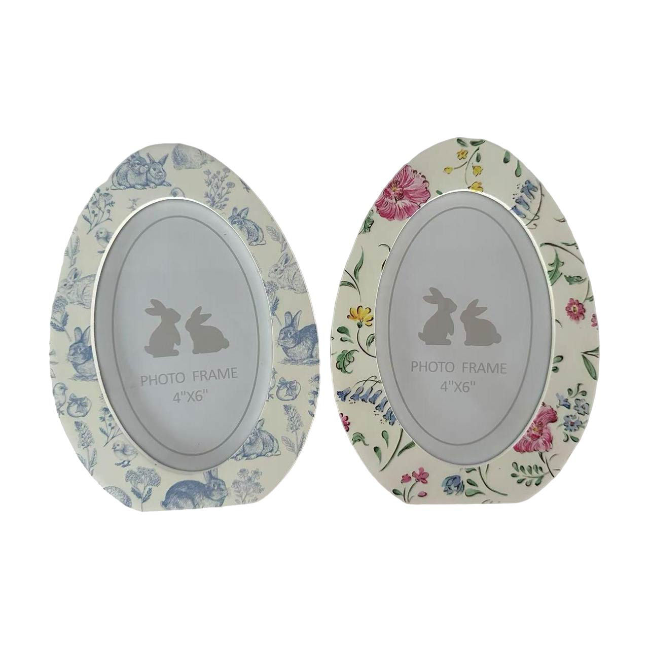 Easter Bunny Egg Photo Frame, 4x6 in Photo, Assorted