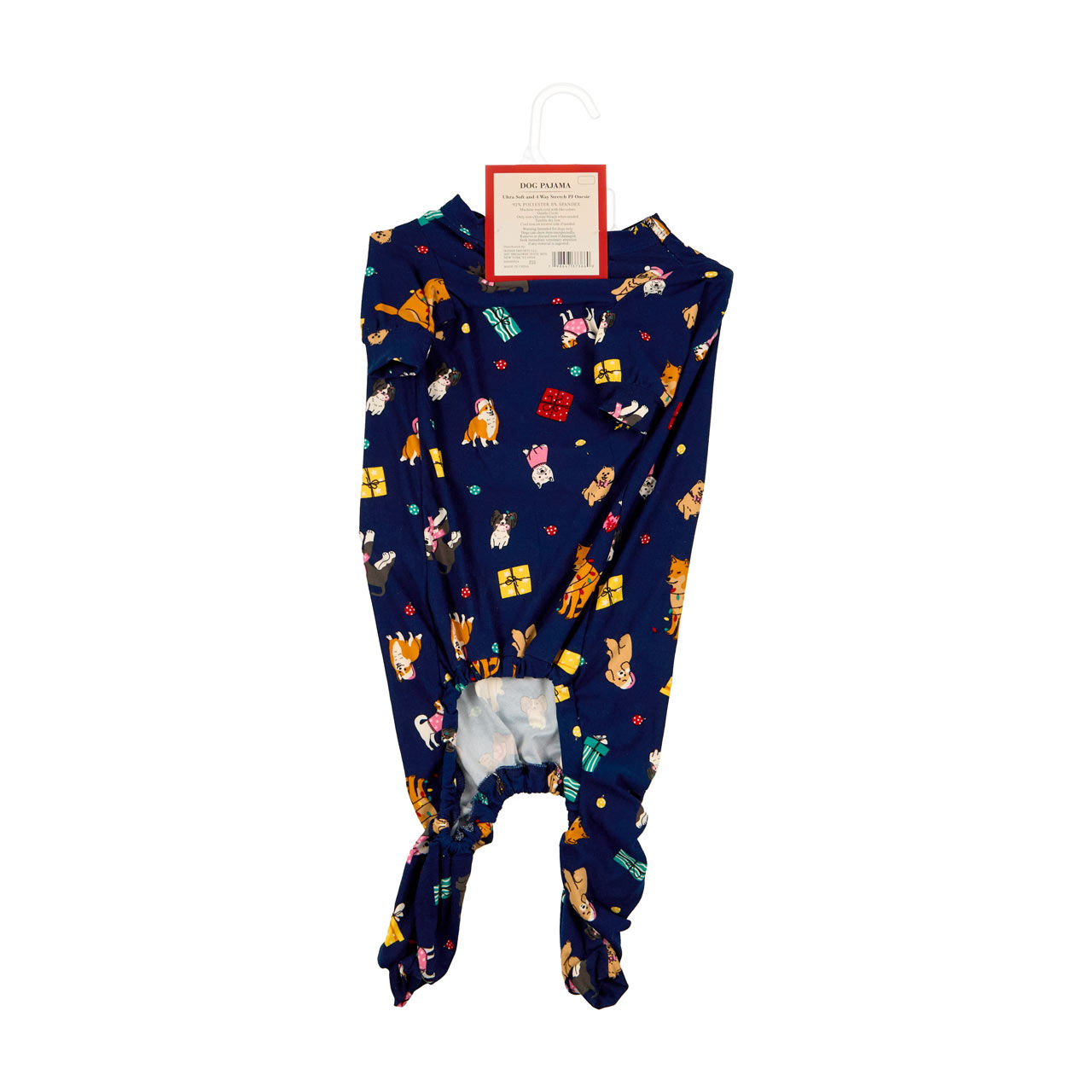 No Comment Dog Pajama Set, Presents, XL