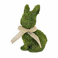 Mossed Easter Bunny, 9 in