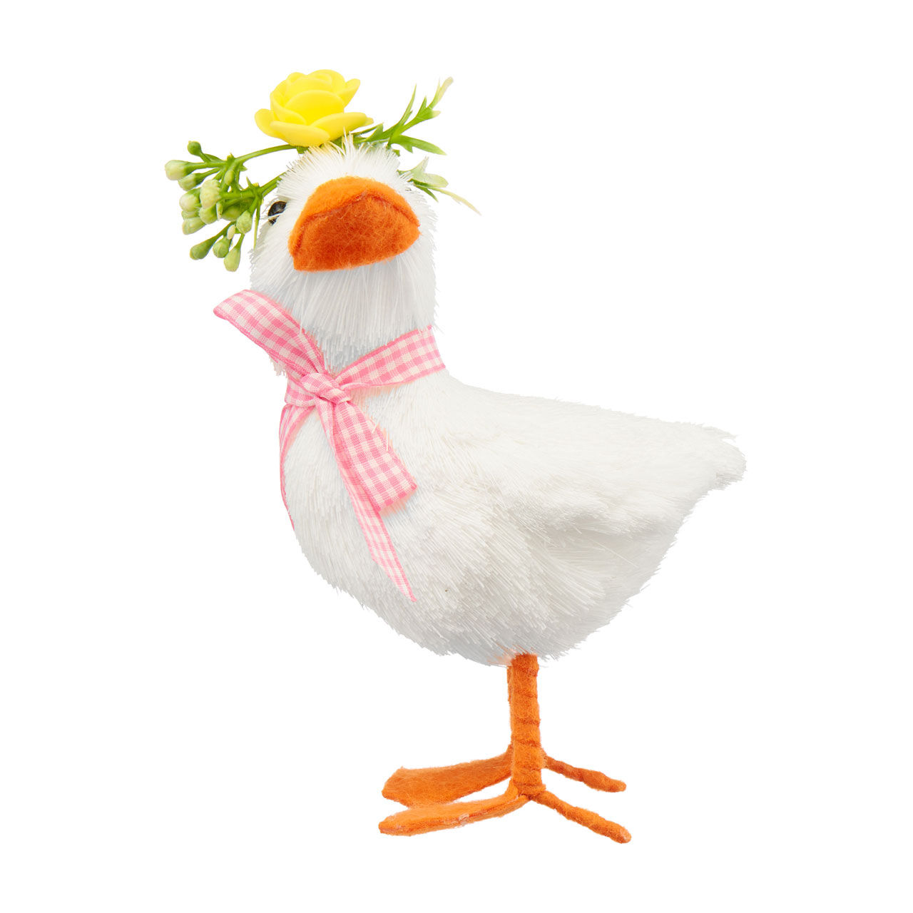 Grass Goose Easter Decor, 6 in
