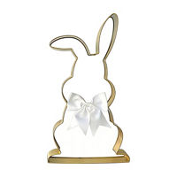 Metal Easter Bunny Decoration, 19 in
