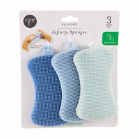 Core Kitchen Silicone Infinity Sponges, 3 pk