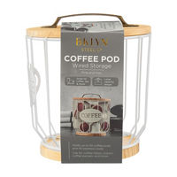 BKLYN Steel Co Coffee Pod Wired Storage with Lid