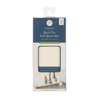 Core Kitchen Diatomite Quick Dry Sink Splash Mat, 18 in, White