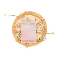 BYLKN Steel Co Bamboo & Fabric Coaster, Floral