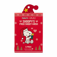Celavi Peanuts Snoopy's Face Sheet Mask, 5 pk