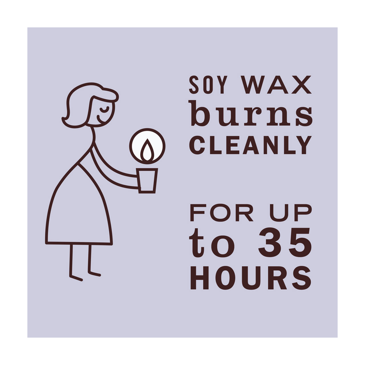 Mrs. Meyer's Clean Day Scented Soy Candle, Lavender Scent, 7.2 oz