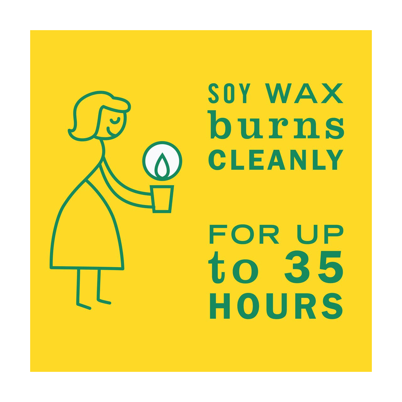 Mrs. Meyer's Clean Day Scented Soy Candle, Honeysuckle Scent, 7.2 oz