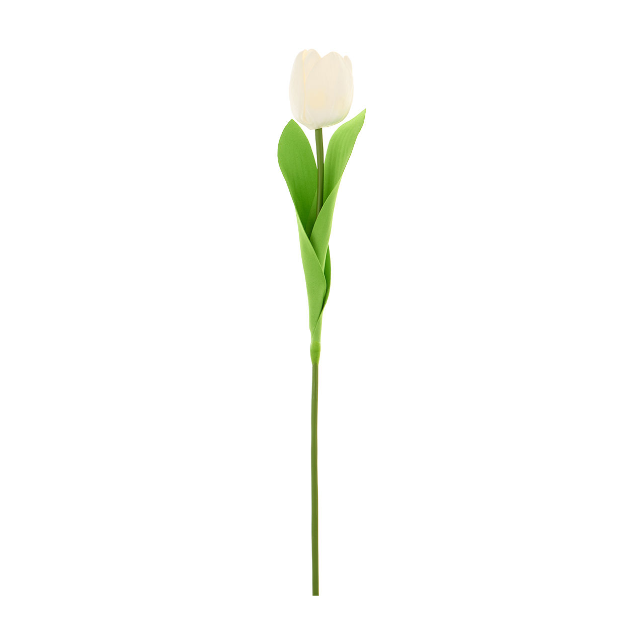 Artificial White Tulip Stem