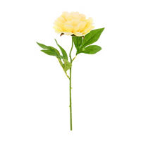 Artificial Yellow Peony Stem