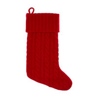 Christmas Knitted Stocking, 20 in, Assorted