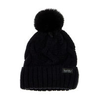 Nicole Miller Knitted Beanie, Black 