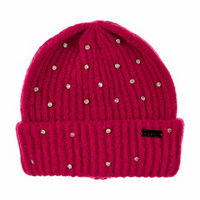 Nicole Miller Sequin Beanie, Pink