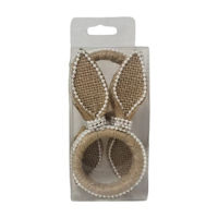 Easter Bunny Napkin Ring, 6 in