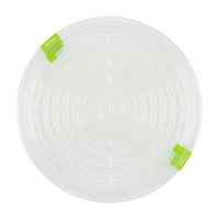 Trueliving Outdoors Clear Plant Saucers, Assorted Sizes