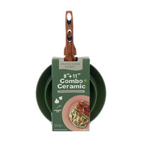 Phantom Chef Ceramic Aluminum Frying Pan Combo, 8