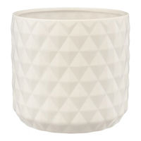 Ceramic Diagonal Outdoor Planter, Large