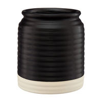 Ribbed Rustic Utensil Crock