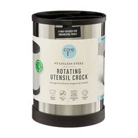 Core Kitchen Stainless Steel Rotating Utensil Crock
