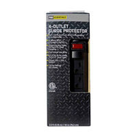 Pro Essentials 4-Outlet Surge Protector, 1 ct
