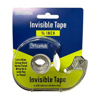 OfficeHub Invisible Tape with Dispenser, 0.75x590.6 in
