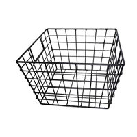 Metal Wire Square Tapered Basket with Handles, Small