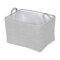 Fabric Basket with Cloth Lining and Handles, Small,