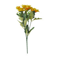 Artificial Yellow Sunflower Bunch Pick