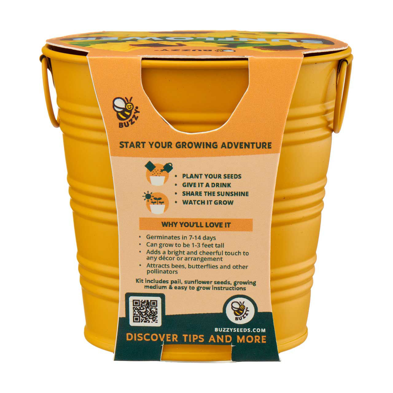 Buzzy Complete Grow Kit, Assorted Plants