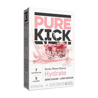 Pure Kick Hydration Drink Sticks, Arctic Wave Cherry, 6 ct