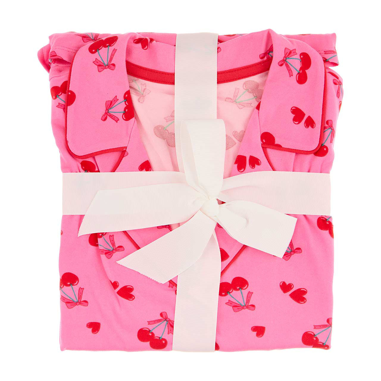 Valentine's Day Women's Pajama Set, Cherry, XL