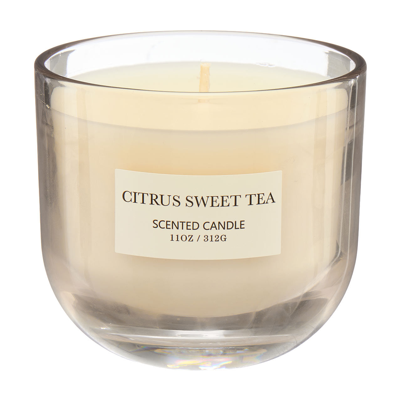 Glass Scented Candle, Citrus Sweet Tea, 11 oz