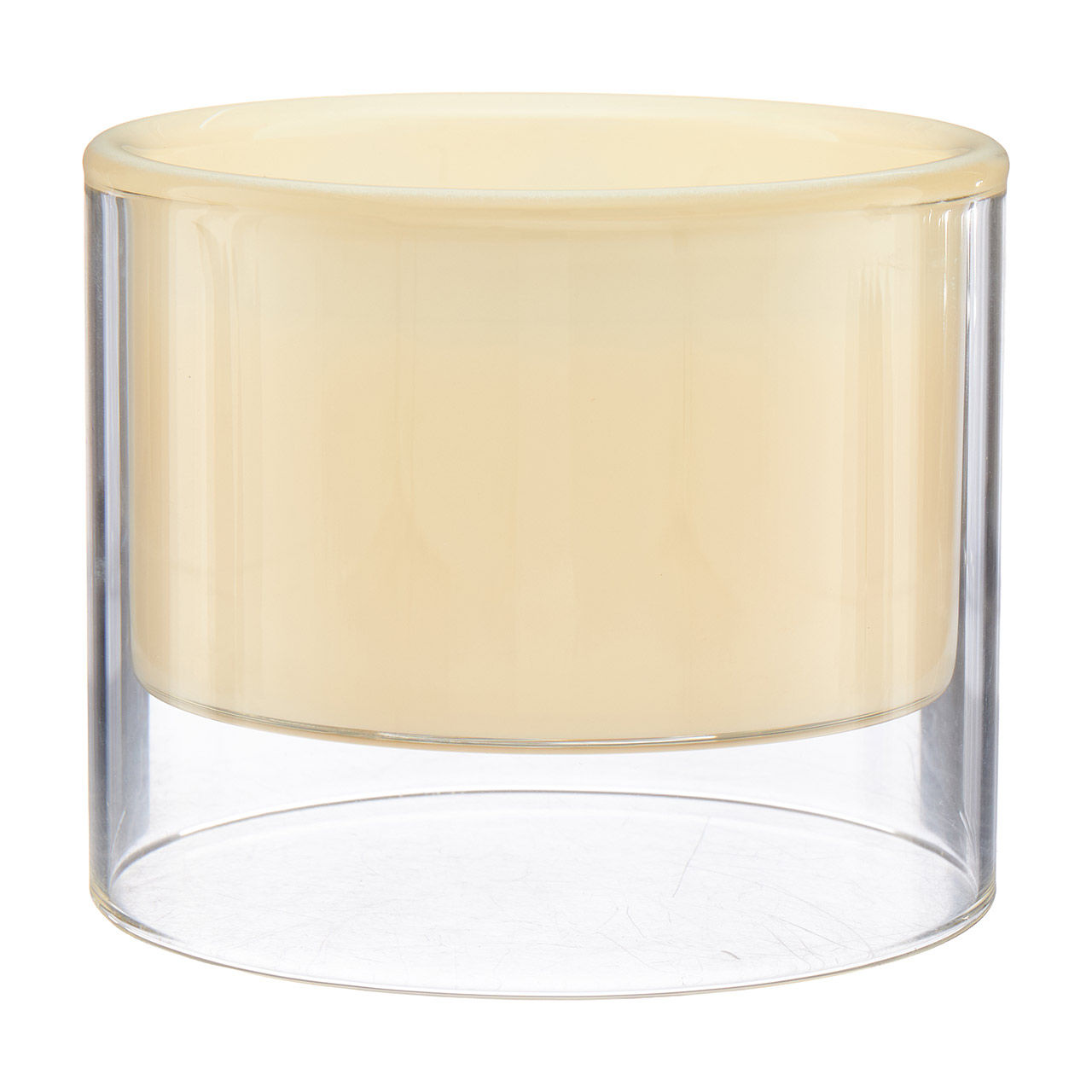 Double Glass Candle, Citron, 10 oz