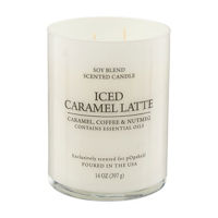 Scented Soy Candle, Iced Caramel Latte, 14 oz
