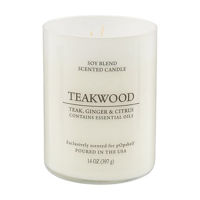 Scented Soy Candle, Teakwood, 14 oz