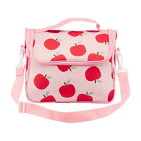 Pink Apple Pattern Lunch Bag