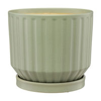 Aqua Green Planter, Medium