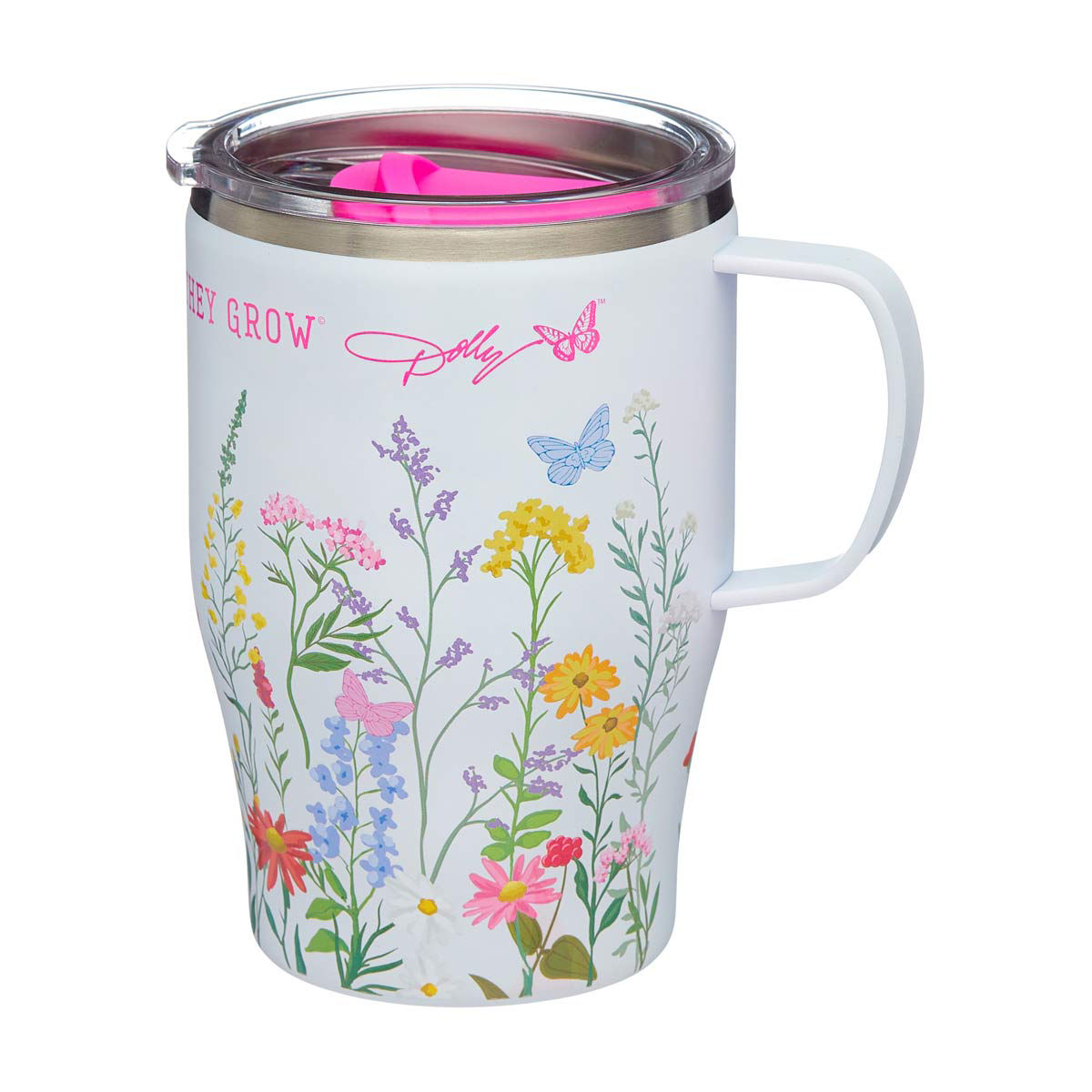 Dolly Parton Spring Stainless Steel Tumbler, 20 oz, Assorted