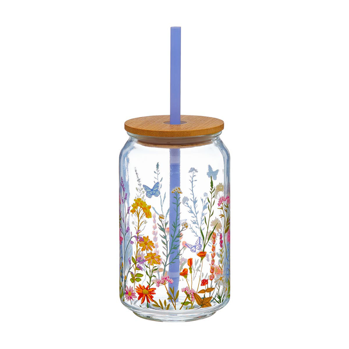 Dolly Parton Spring Glass Cup with Straw, Assorted