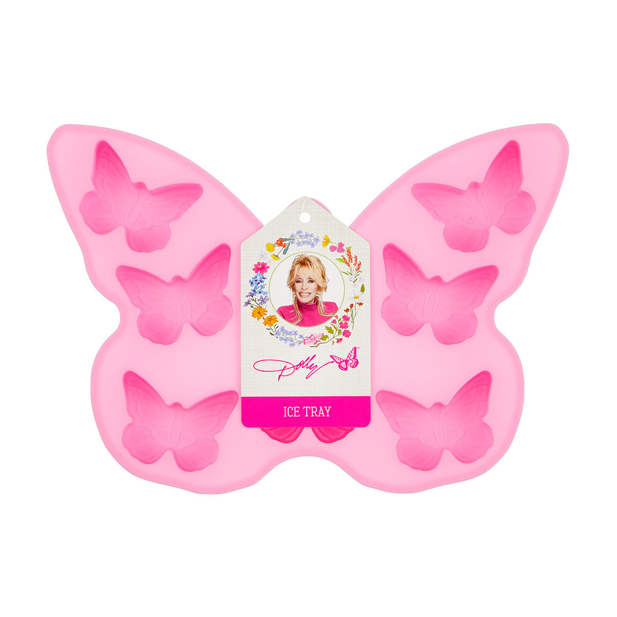 Dolly Parton Spring Butterfly Shaped Ice Tray, Assorted