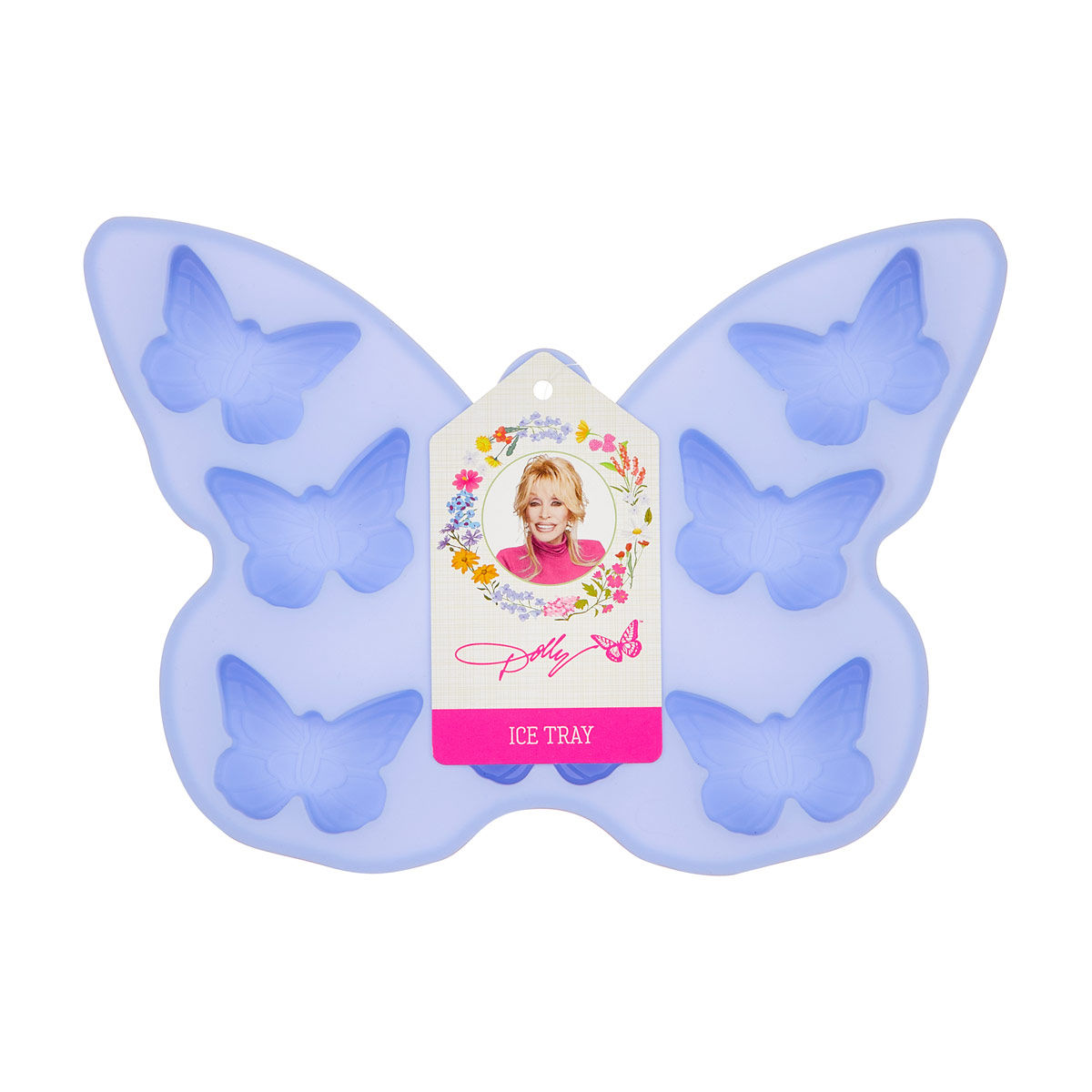Dolly Parton Spring Butterfly Shaped Ice Tray, Assorted