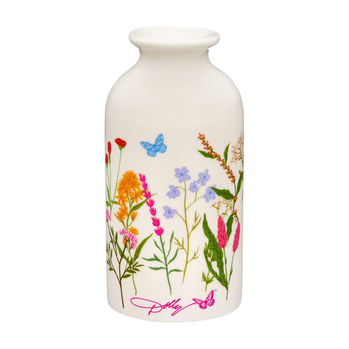 Dolly Parton Spring Ceramic Vase, 3.9 in x 7.9 in