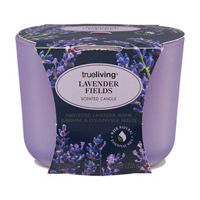 True Living Scented Candle, Lavender Fields, 8 oz