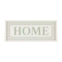 Framed "Home" Wall Art, 20x8 in