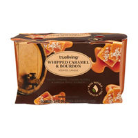 True Living Scented Candle, Whipped Caramel & Bourbon,
