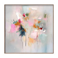 Soft Pastel Abstract Wall Art, 20 in x